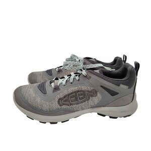 KEEN Terradora Flex Waterproof Hiking Shoes Women's 9 Steel Grey/Cloud Blue